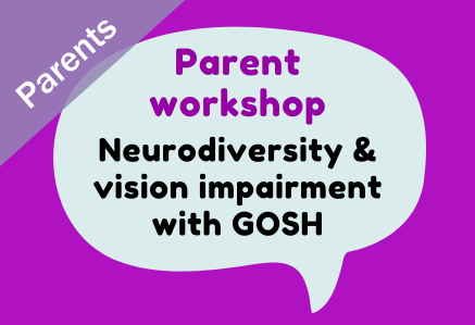 Neurodiversity and vision impairment workshop