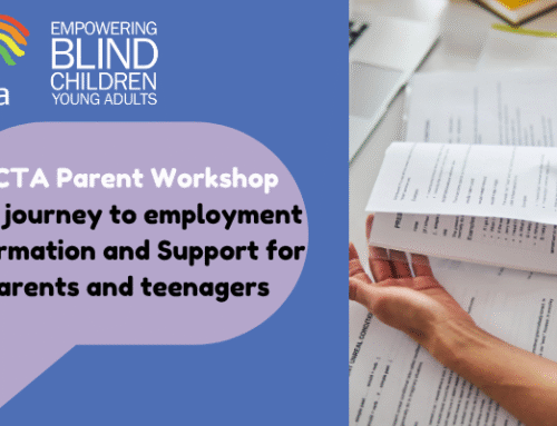 VICTA Parent Workshop – The journey to employment – information and support for parents and teenagers