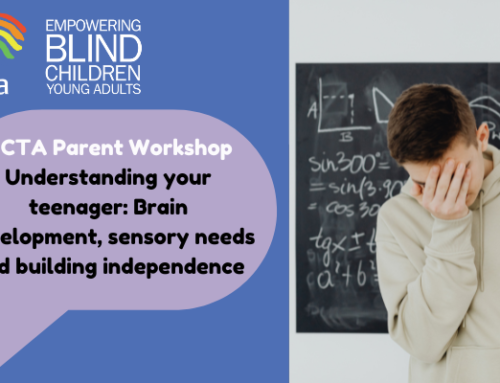 VICTA Parent Workshop –Understanding your teenager: Brain development, sensory needs and building independence